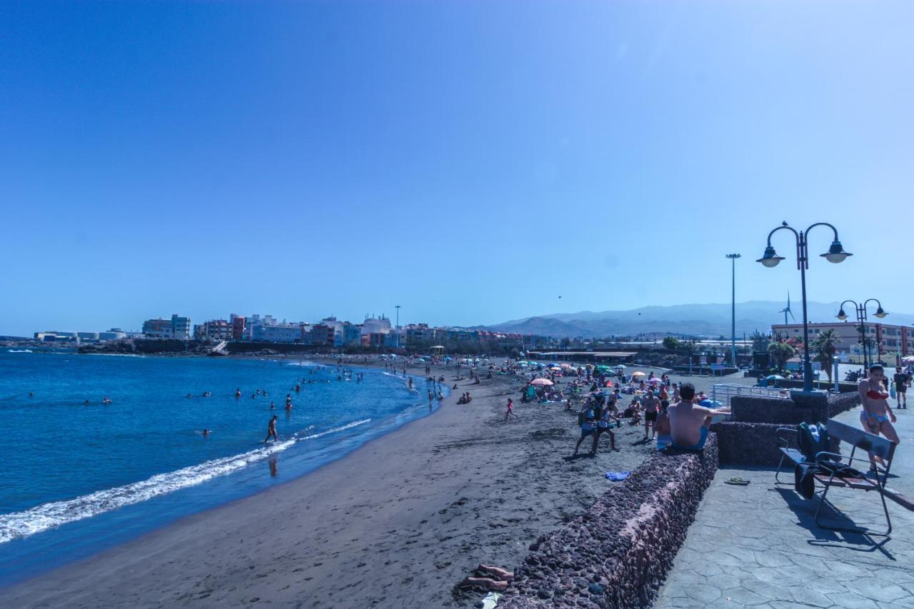 Melenara Beach Avenue Apt Shared Terrace エクステリア 写真