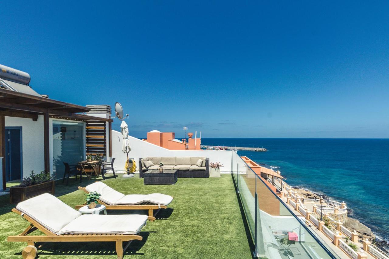 Melenara Beach Avenue Apt Shared Terrace エクステリア 写真