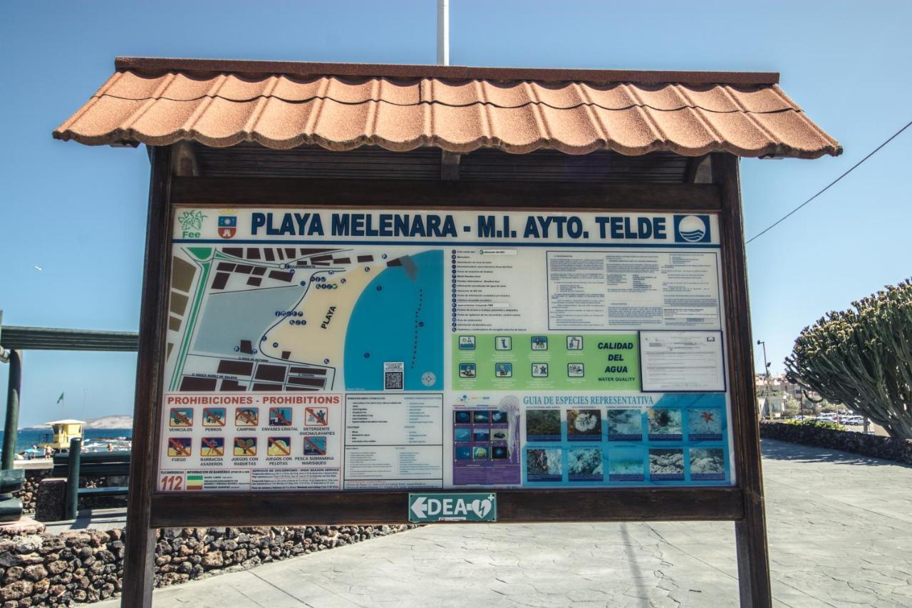 Melenara Beach Avenue Apt Shared Terrace エクステリア 写真